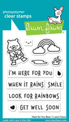 Here For You Bear Clear Stamps - Lawn Fawn