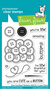 How You Bean? Buttons Add-On Clear Stamps - Lawn Fawn