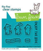 Coaster Critters Flip-Flop Clear Stamps - Lawn Fawn