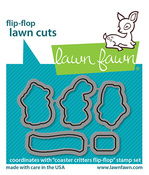 Coaster Critters Flip-Flop Lawn Cuts - Lawn Fawn
