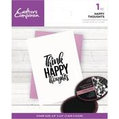 Happy Thoughts Acrylic Stamps - Crafters Companion - PRE ORDER