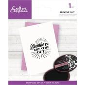 Breathe Out Acrylic Stamps - Crafter's Companion - PRE ORDER