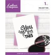 You Got This Acrylic Stamps - Crafter's Companion - PRE ORDER