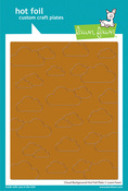 Cloud Background Hot Foil Plate - Lawn Fawn