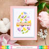 Spring Egg Coloring Stencil Duo - Waffle Flower Crafts