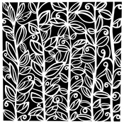 Leafy Vines 6x6 Stencil - The Crafters Workshop