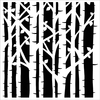 Birch Trees 12x12 Stencil - The Crafters Workshop