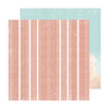 Canvas Stripes Peach Paper - Set Sail - Heidi Swapp