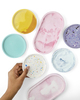 Color Pour Stone Resin Coaster Kit - American Crafts