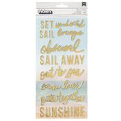 Set Sail Phrase Thickers - American Crafts
