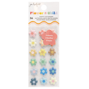 Flower Child Mini Puffy Stickers - Jen Hadfield