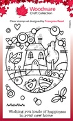 Singles Dream Home - Woodware Clear Stamp 4"X6"