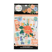 Bright Florals Paper Raven Co. Value Pack Sticker Book - Me & My Big Ideas