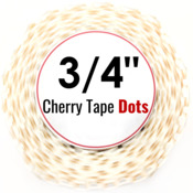 Extra Large Pack 3/4 Inch Cherry Tape Dots - ACOT Double-Sided Adhesive Tape