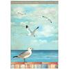 Seagulls Rice Paper - Blue Dream - Stamperia