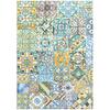 Tiles Rice Paper - Blue Dream - Stamperia