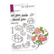 Enamel Flowers Clear Stamps - Altenew