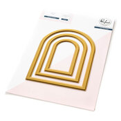 Nested Arches Hot Foil Plate - Pinkfresh Studio