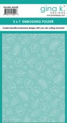 Falling Leaves Embossing Folder - Gina K Designs