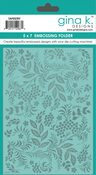 Tapestry Embossing Folder - Gina K Designs