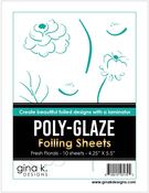 Fresh Florals Poly-Glaze Foiling Sheets - Gina K Designs