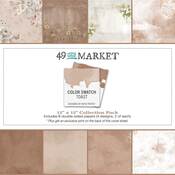 Color Swatch Toast 12x12 Collection Paper Pack - 49 and Market