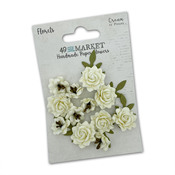 Cream Florets Paper Flowers - 49 And Market