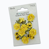 Canary Florets Paper Flowers - 49 And Market