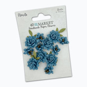 Slate Florets Paper Flowers - 49 And Market