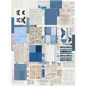 Color Swatch Inkwell Collage Sheets - 49 and Market