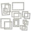 Vintage Artistry Everywhere Chipboard Map Frames - 49 and Market