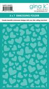 Happy Hearts Embossing Folder - Gina K Designs