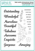 Positive Greetings Clear Stamps - Gina K Designs