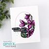 Blue Violets Clear Stamps - Gina K Designs