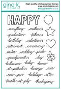 Whole Lotta Happy Clear Stamps - Gina K Designs