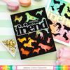 Black Subsentiments Friends-n-Family Diecut Sheet - Waffle Flower Crafts