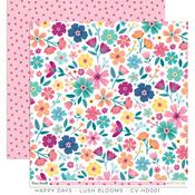 Lush Blooms Paper - Happy Days - Cocoa Vanilla Studio