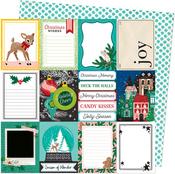3x4 Cards Paper - Peppermint Kisses - Vicki Boutin