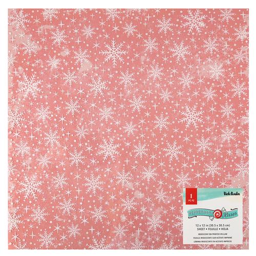 Multipack of 15 - Bazzill Foil Cardstock 12X12-Rose Gold