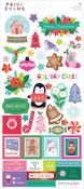 Sugarplum Wishes Red Foil Sticker Sheet - Paige Evans - PRE ORDER