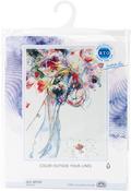 Color Outside The Lines (14 Count) - RTO Counted Cross Stitch Kit 9"x12.75"