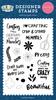 Craft More Stamp Set - Happy Crafting - Carta Bella