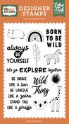 Let's Go Explore Together Stamp Set - Little Explorer - Echo Park