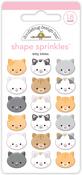 Bitty Kitties Shape Sprinkles - Pretty Kitty - Doodlebug