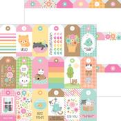 Thinking Of You Paper - Pretty Kitty - Doodlebug
