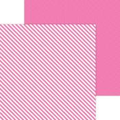Bubblegum Candy Stripe & Sprinkles Petite Print Paper - Doodlebug