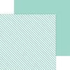 Pistachio Candy Stripe & Sprinkles Petite Print Paper - Doodlebug