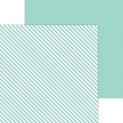 Pistachio Candy Stripe & Sprinkles Petite Print Paper - Doodlebug