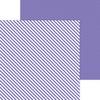 Lilac Candy Stripe & Sprinkles Petite Print Paper - Doodlebug