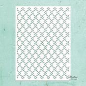 Checkered Plate Stencil - Kreativa - Mintay Papers